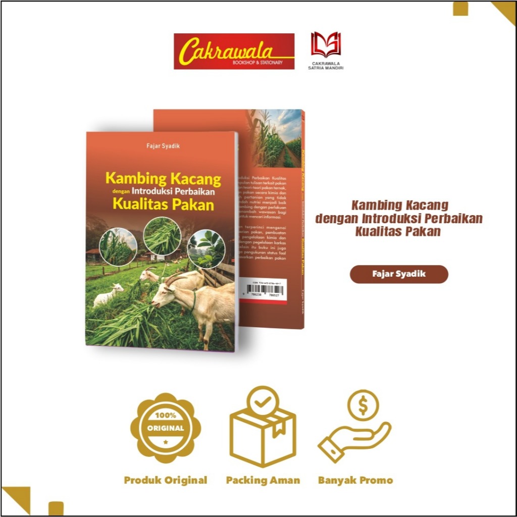 Kambing Kacang dengan Introduksi Perbaikan Kualitas Pakan | Fajar Syadik | Buku Peternakan & Ternak