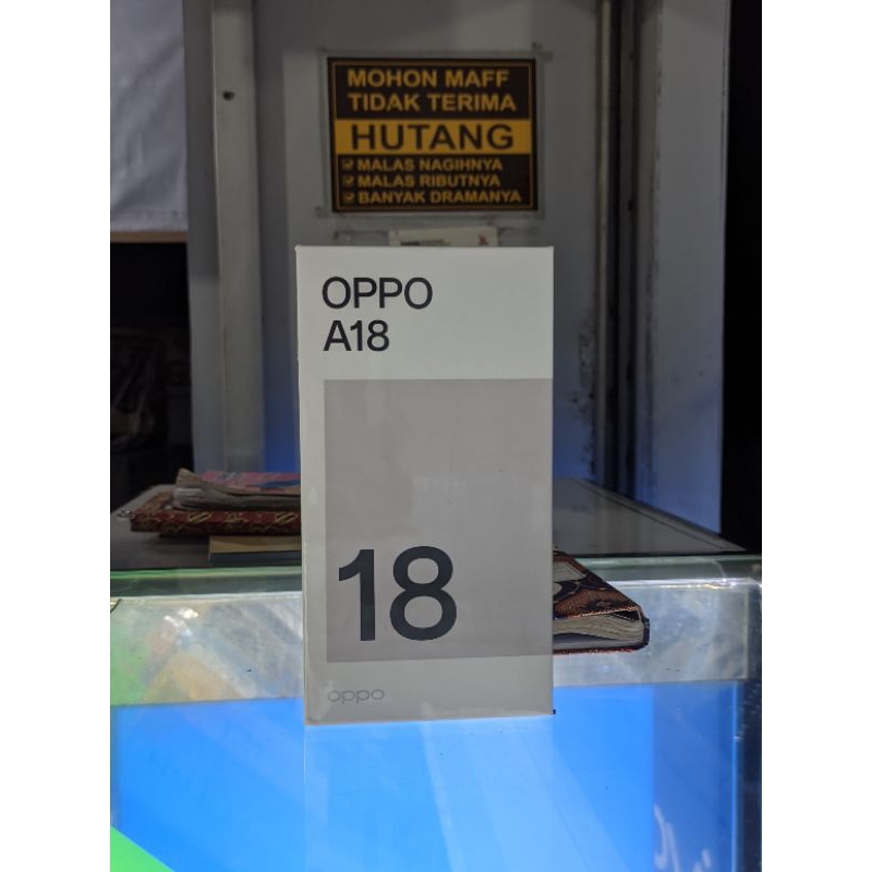 Oppo A18 Ram 4/128GB - Baru - No repack