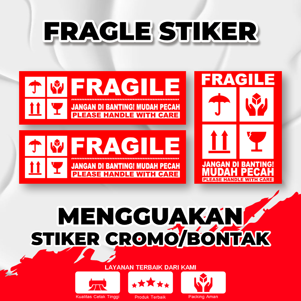 

STIKER FRAGLE JANGAN DI BANTING MUDAH PECAH