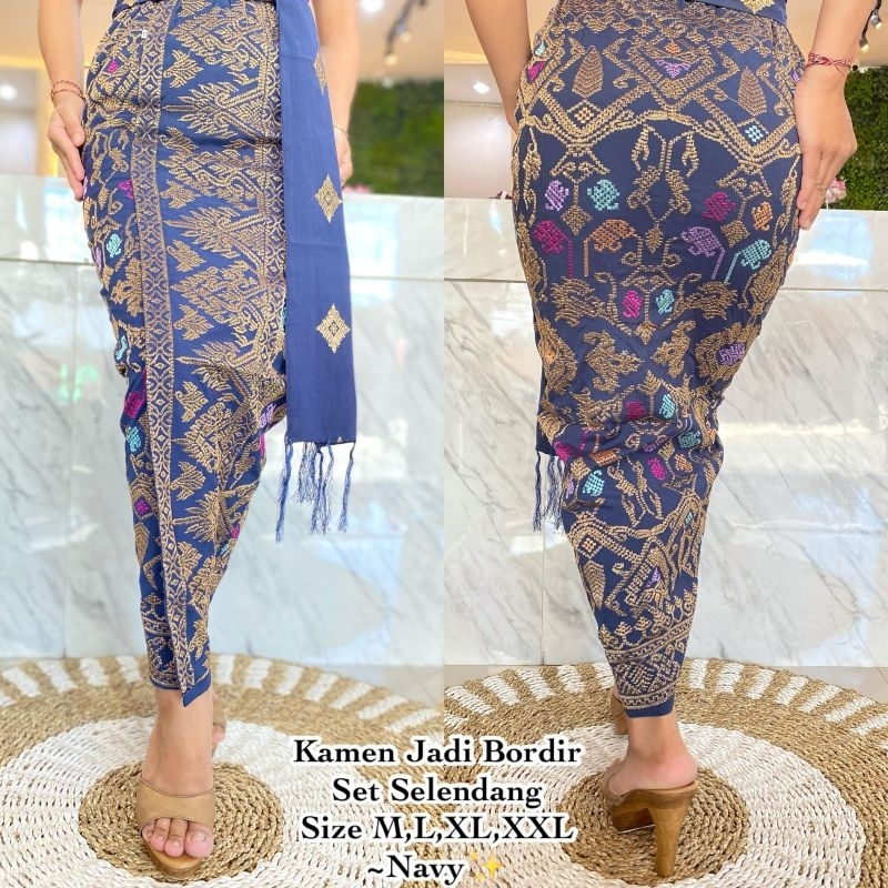 KamenJadiBordirSetSelendang
