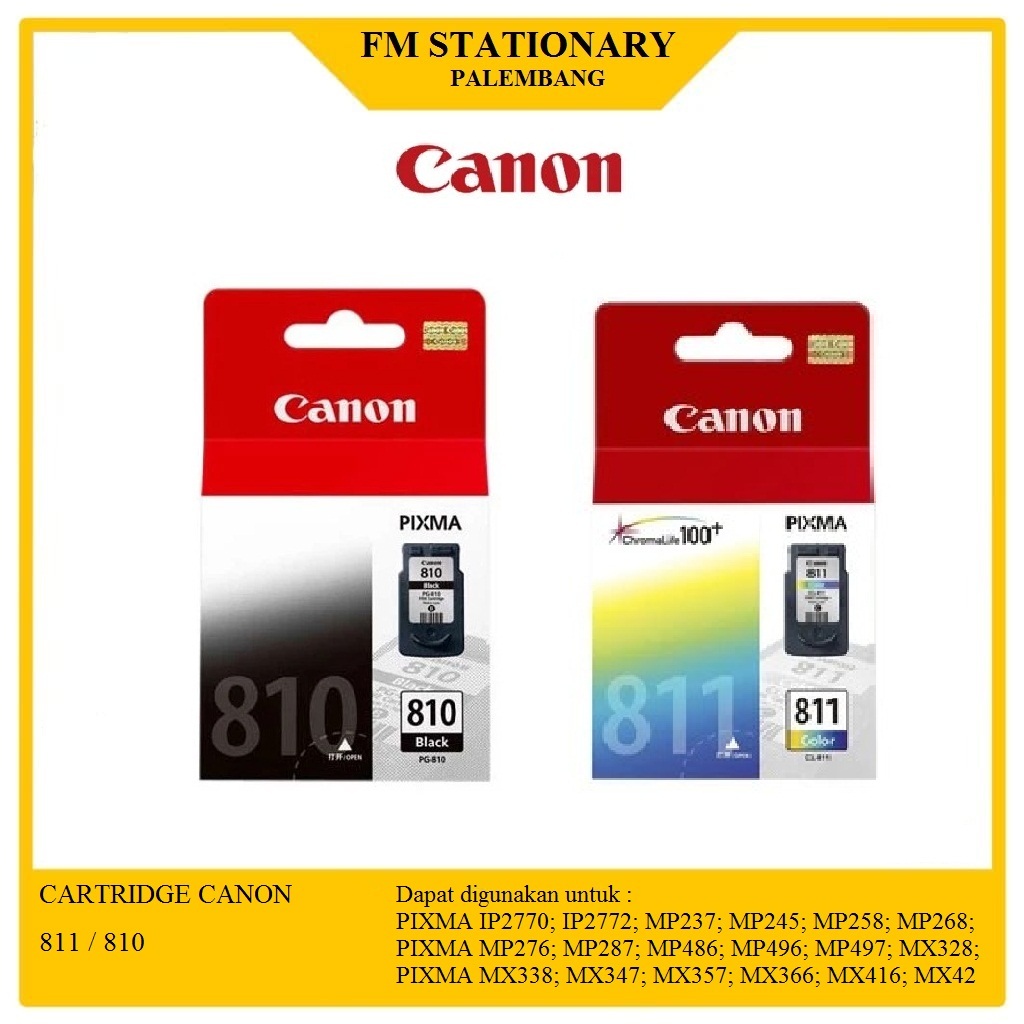 Cartridge canon 810 & 811