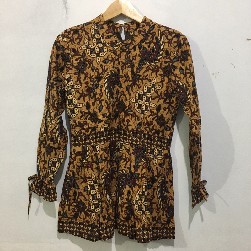 Baju Batik Wanita Coklat