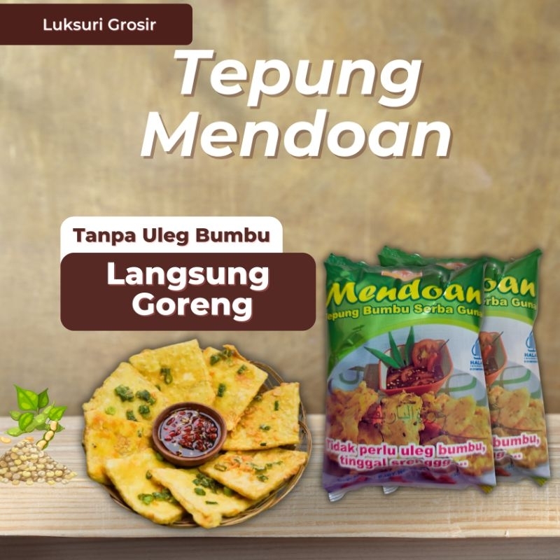 

Tepung mendoan serbaguna langsung goreng