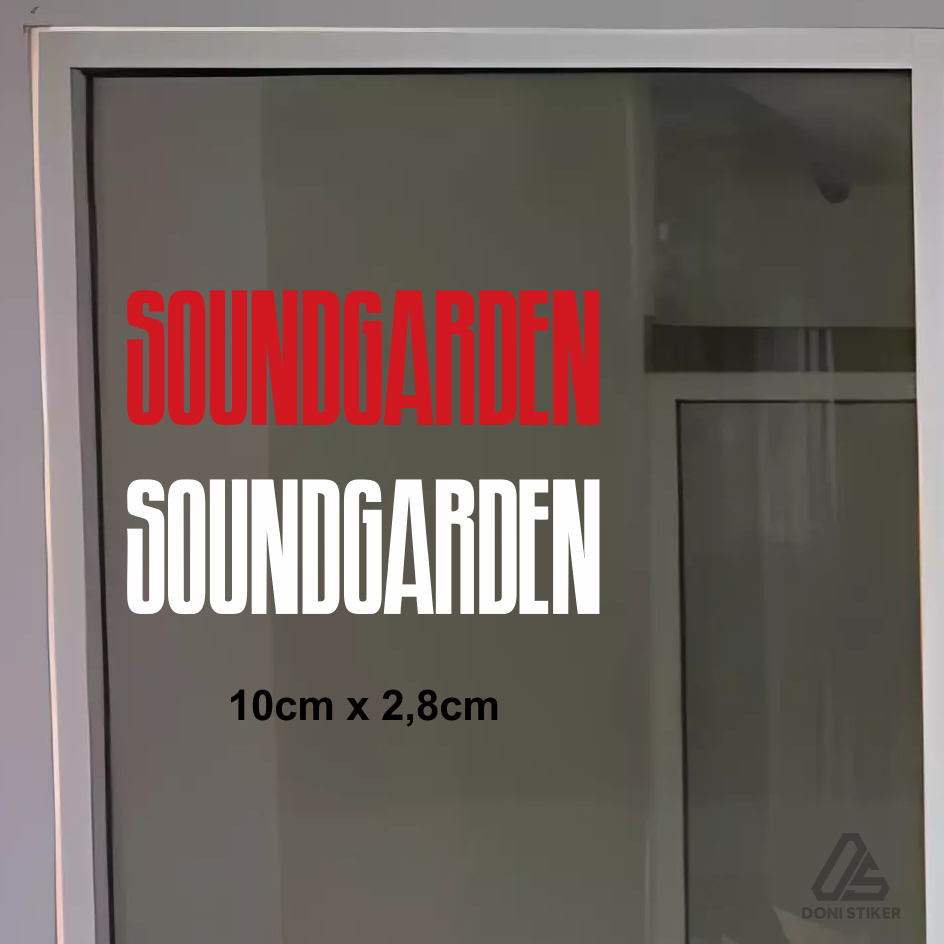 

stiker band soundgarden sticker cutting