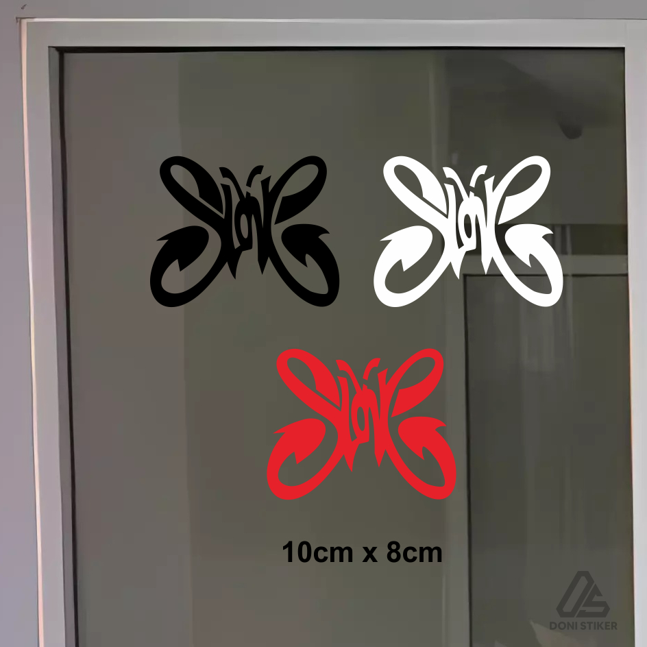 

stiker band slank sticker cutting