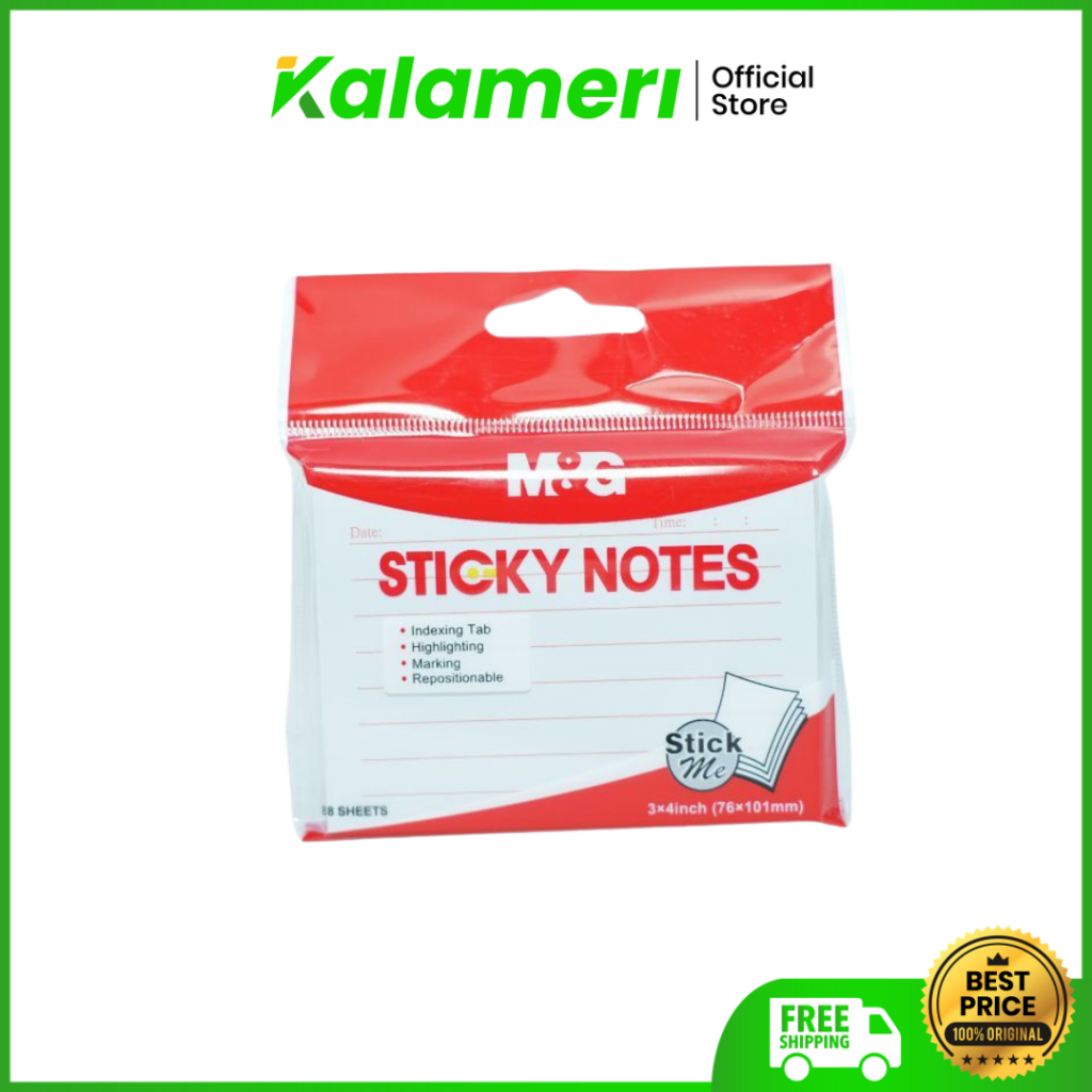 

KALAMERI - M&G Sticky Note With Lines - Sticky Note Bergaris YS-454