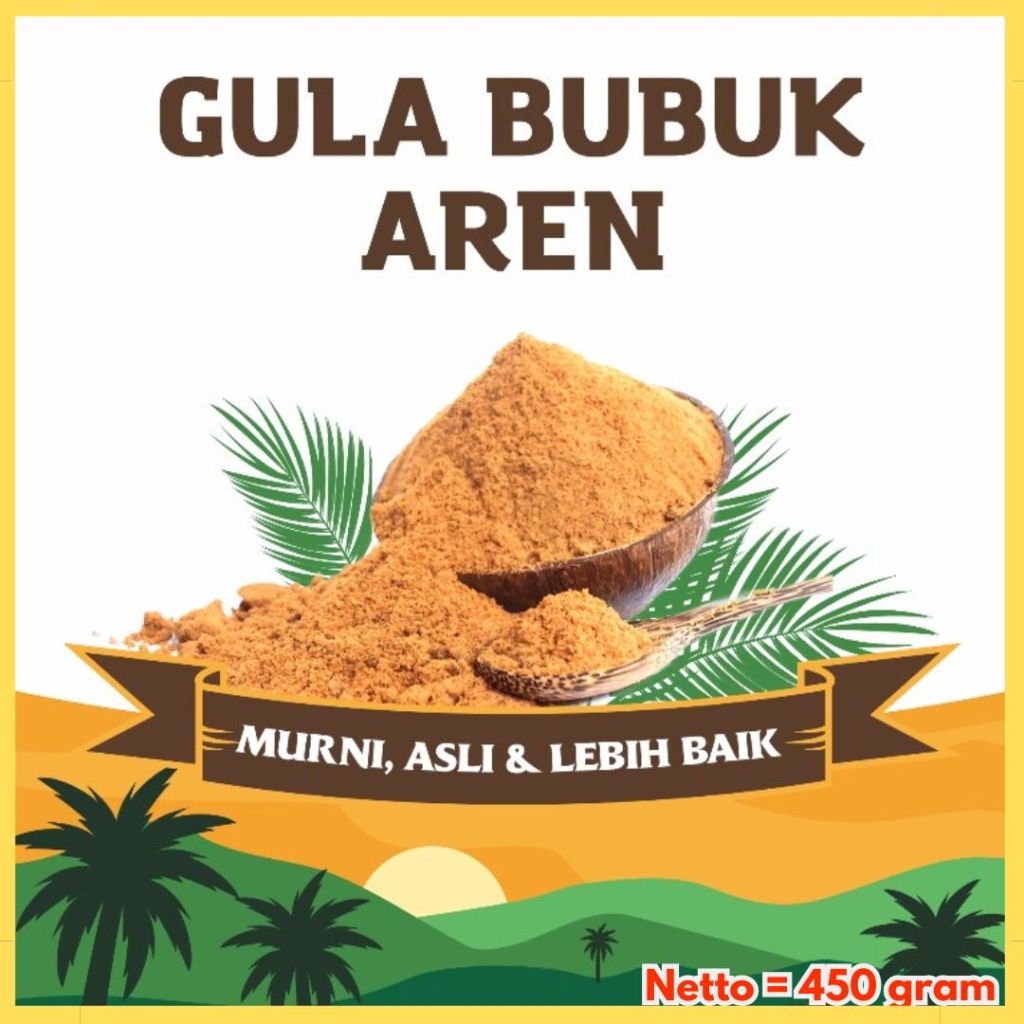 

GULA SEMUT GULA BUBUK AREN GULA AREN BUBUK 100%, KUALITAS PREMIUN