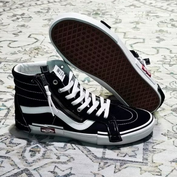 Vans Sk8 Hi Reissue Cut & Paste Black True White (ORIGINAL BNIB RESMI STORE LUAR)