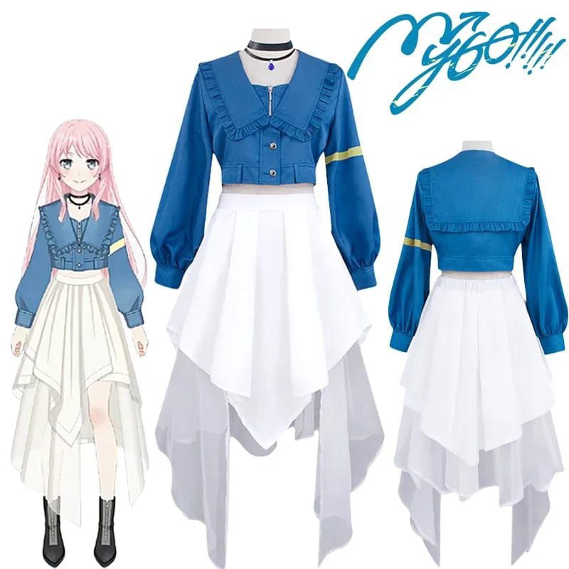 Chihaya Anon Cosplay BanG Dream Girl Band Party Costume