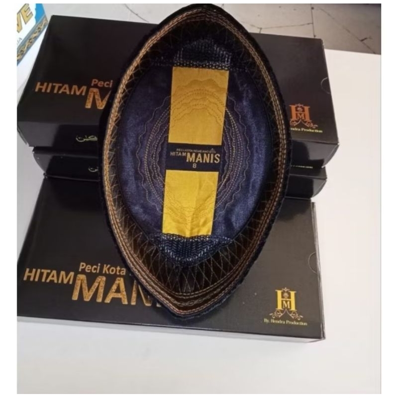 Peci Songkok Hitam Manis