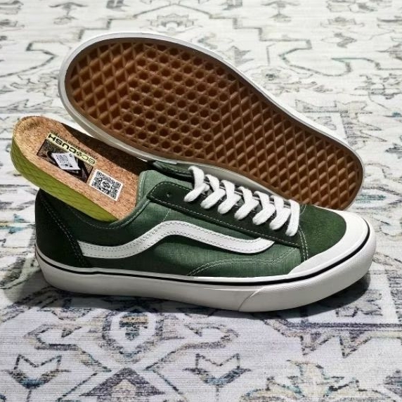 Vans Style 136 Decon Sf Salt Wash Chive (ORIGINAL BNIB RESMI PT NAVYA)