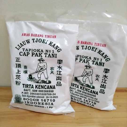 

TEPUNG TAPIOKA LIAUW TJOEI KANG 1KG - PER DUS ISI 25 BUNGKUS