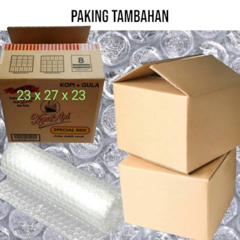 

Packing Tambahan dus + Bubble warp