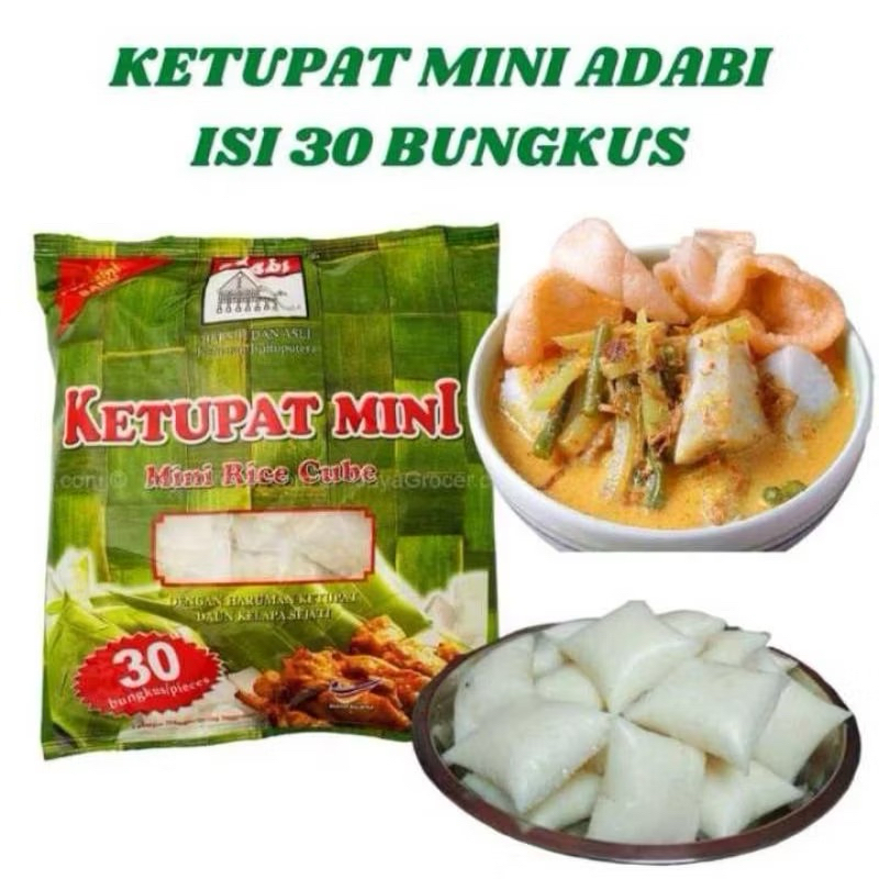

Ketupat Mini Adabi Isi 30