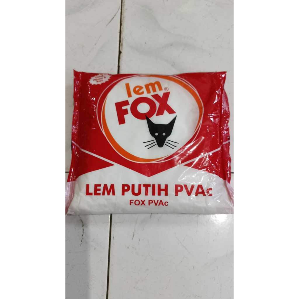 

Lem Putih Fox PVAC Merah 700gr Lem Fox PVAc