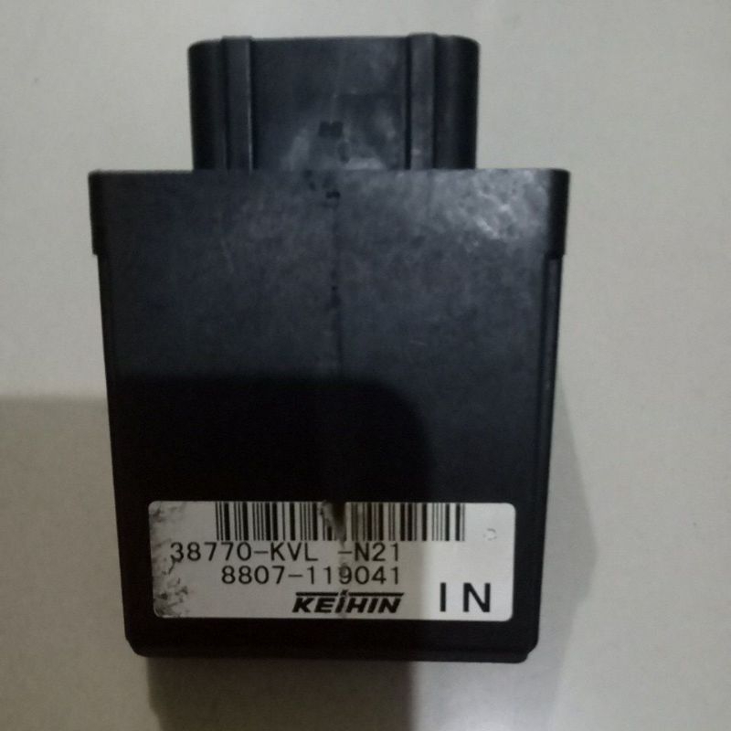 ecu ecm CDI Supra x 125 fi 38770-KVL-N21 Keihin IN original copotan jaminan nyala