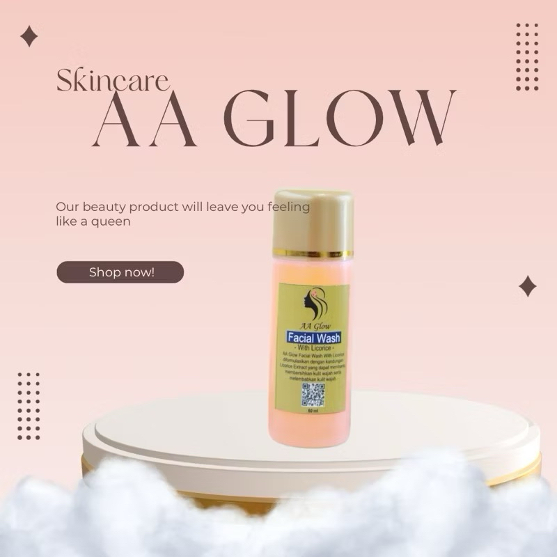 AA Glow Face Wash / Sabun Wajah AA