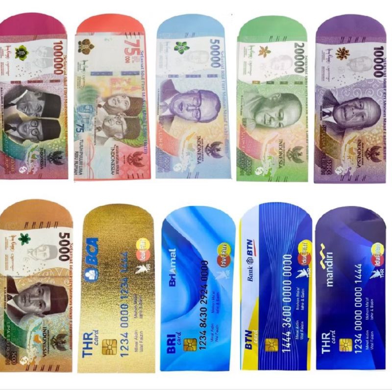 

Amplop lebaran karakter kartun isi 5pcs