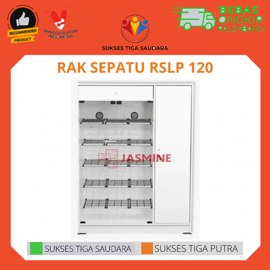 RAK SEPATU LEMARI SEPATU RSLP 120 RAK SEPATU DENGAN LEMARI PENYIMPANAN DAN LACI