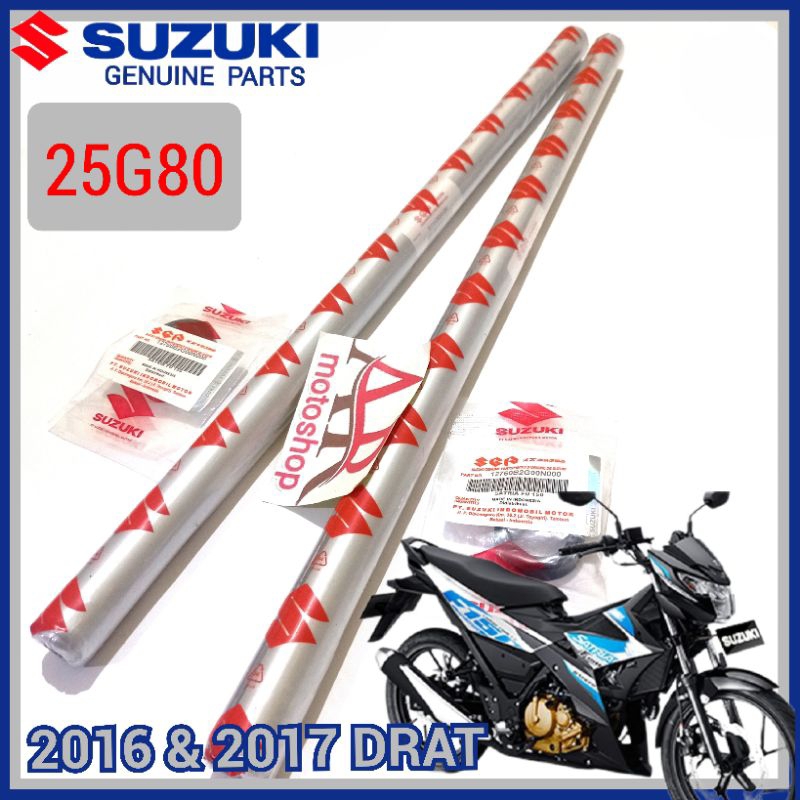 sepasang as shock depan + sil shock suzuki satria fu facelift 2015 dan fu fi 2016/2017