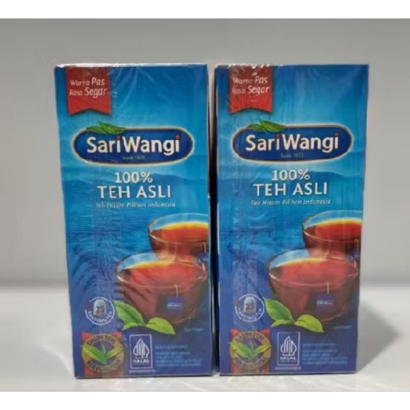 

teh sariwangi celup isi 30 kantong kemasan rijek kemasan agak penyok dus nya