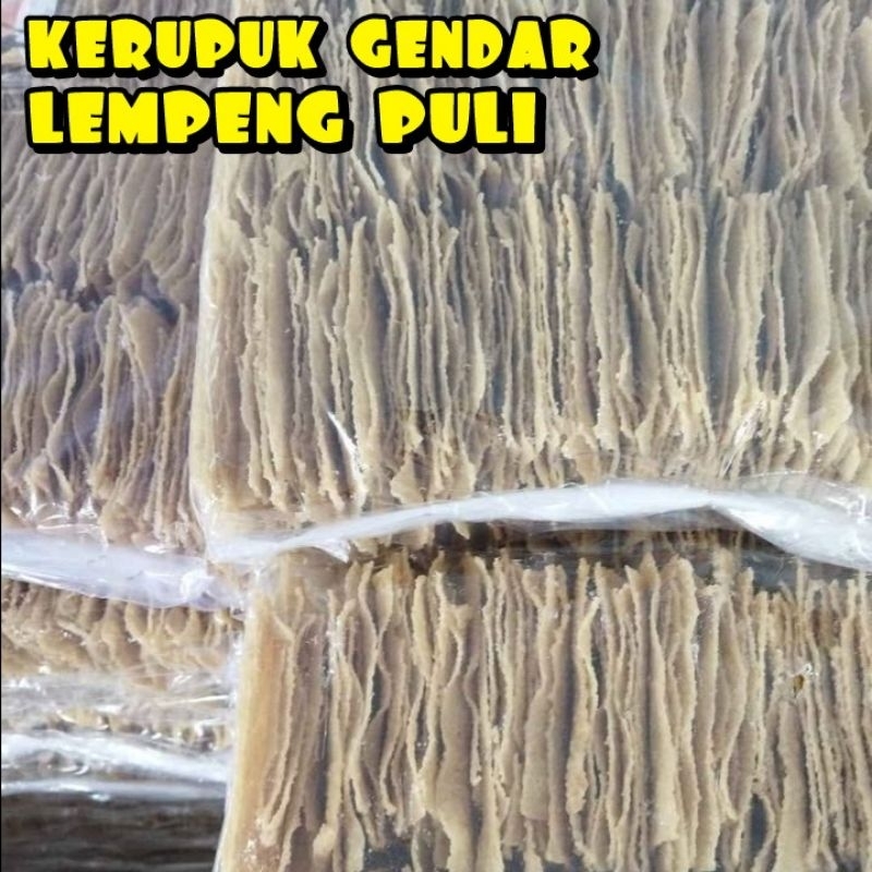 

Kerupuk Gendar Lempeng Puli Rasa Bawang 1kg