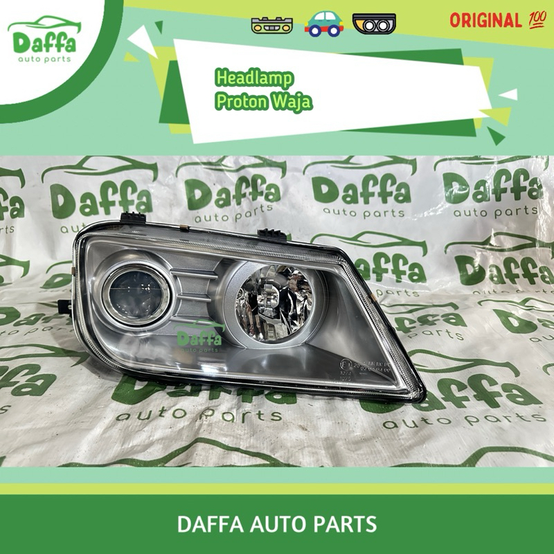Headlamp Headlight Lampu Depan Utama Besar Mobil Proton Waja Original
