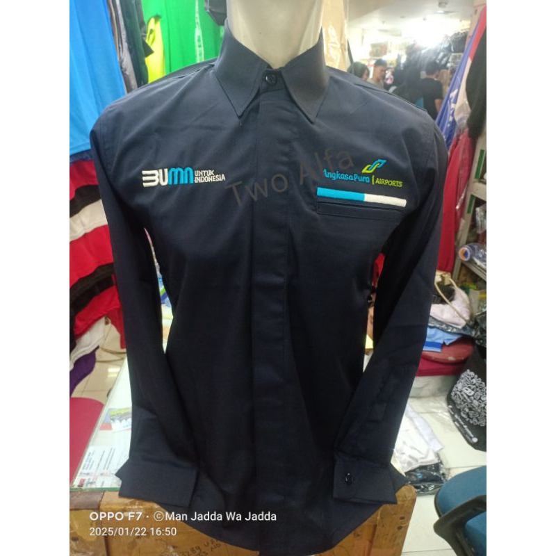 KEMEJA ANGKASA PURA AIRPORTS SERAGAM BUMN ANGKASA PURA BAJU PDH PDL ANGKASA PURA AIRPORTS.