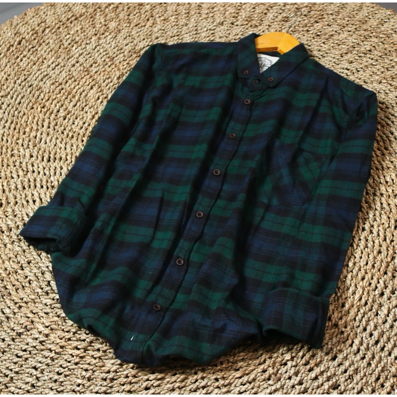 jackbrown Kemeja flanel pria terlaris  kemeja distro casual kemeja flanel lengan panjang cowok
