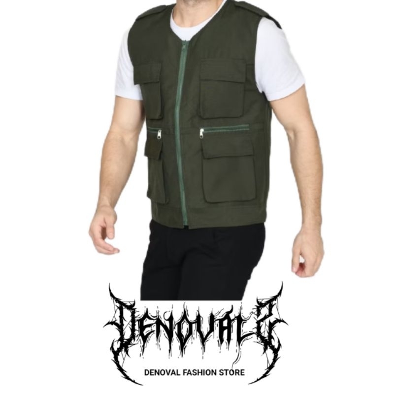 DENOVALS - Rompi lapangan king / Rompi pria dan wanita / Rompi / vest / ( Terima custom bordir )