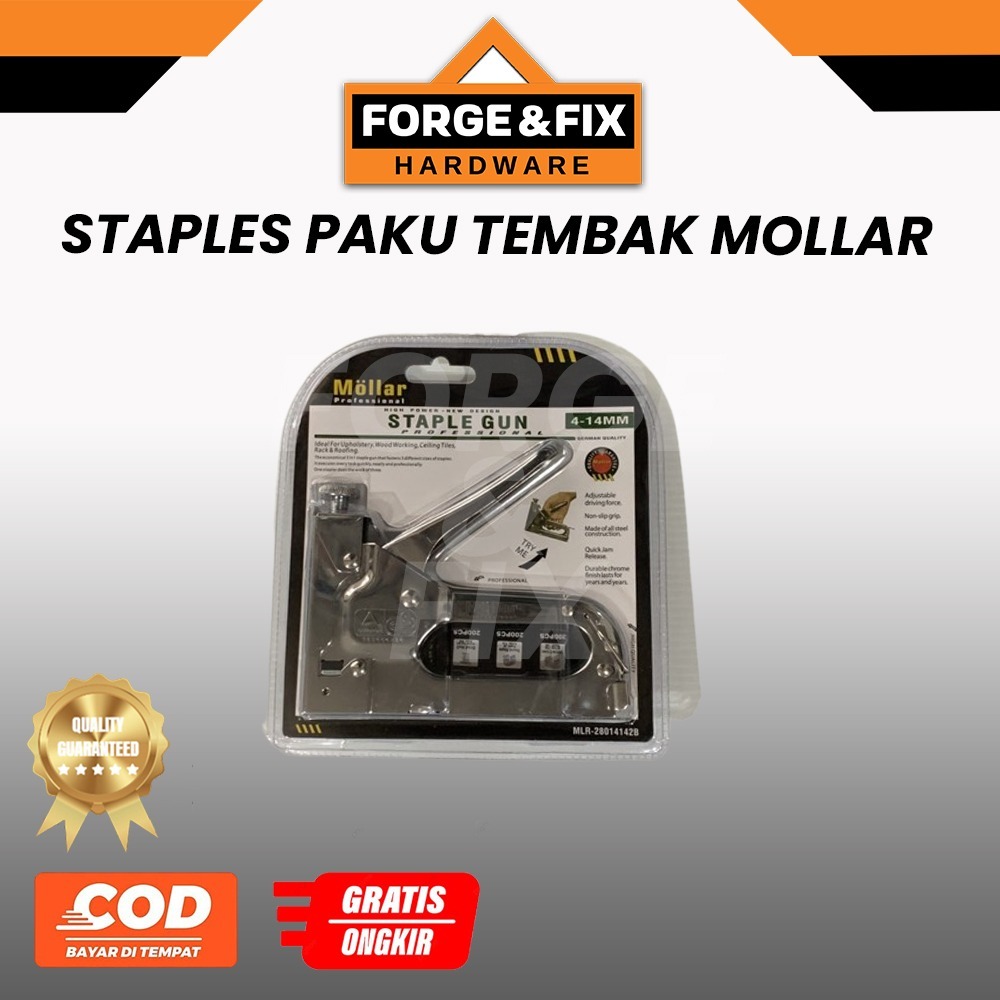 

MOLLAR Alat Paku Staples Gun Light Duty Tembak