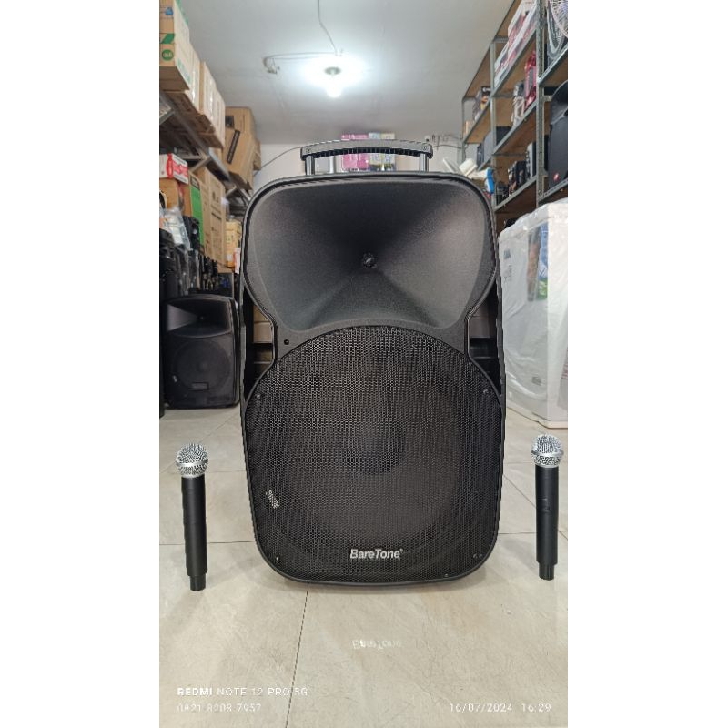 Speaker Bareton Max 15AL Speaker Bluetooth Karaoke 15 inchi