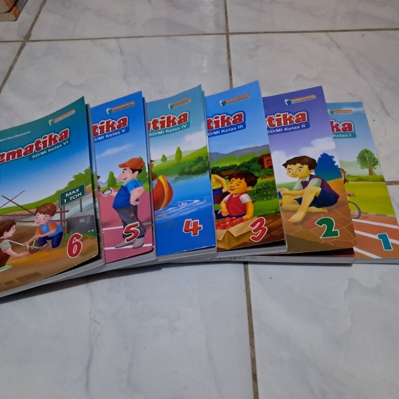 buku bekas kurikulum merdeka MATEMATIKA UNTUK SD/ MI KELAS 1,2,3,4,5,6 YUDISTIRA