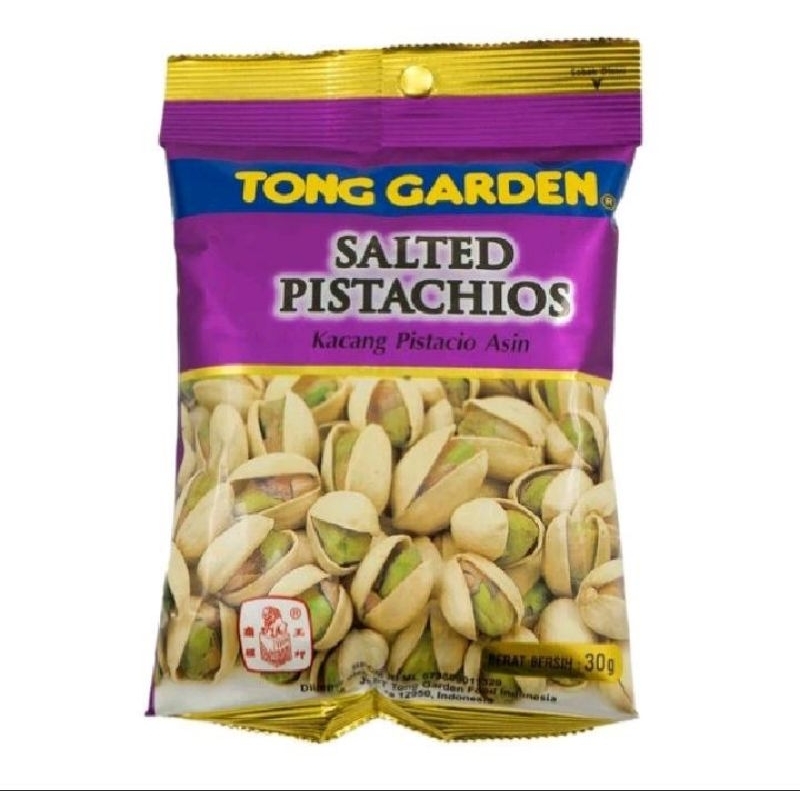 

TONG GARDEN SALTED PISTACHIOS 35gr