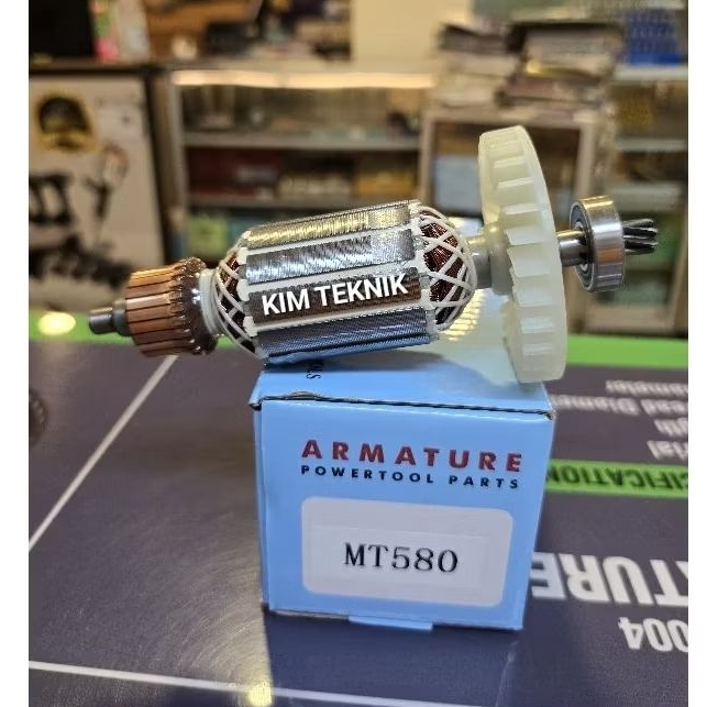 ANGKER MAKTEC MT 580 MT 583 ARMATURE ROTOR MESIN GERGAJI KAYU 7" CIRCLE MAKTEC MT580 MT583 KDK
