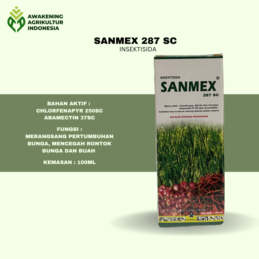 SANMEX 100ML INSEKTISIDA PEMBASMI ULAT DAN HAMA