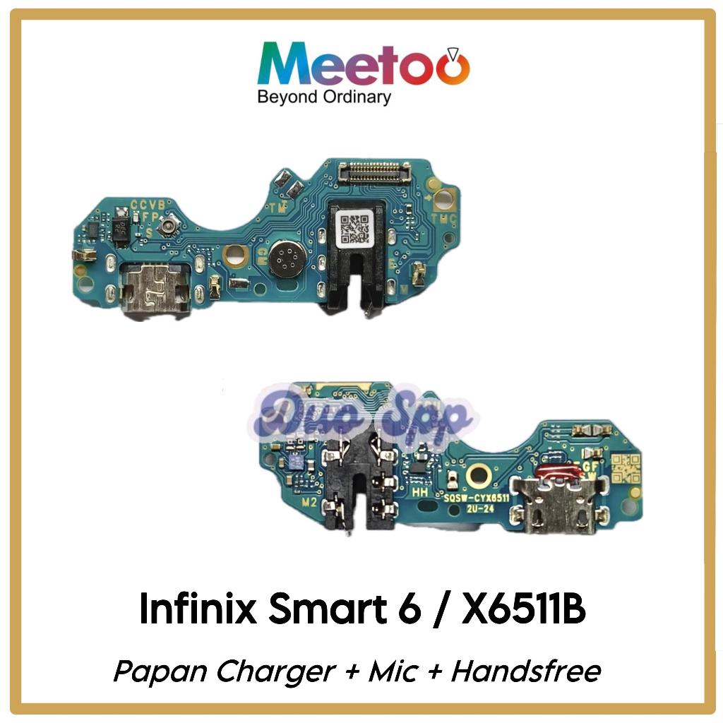 Papan Konektor PCB Charger + Mic + Handsfree Infinix Smart 6 / Vision 3 / X6511B / X6511 / X6511E - 