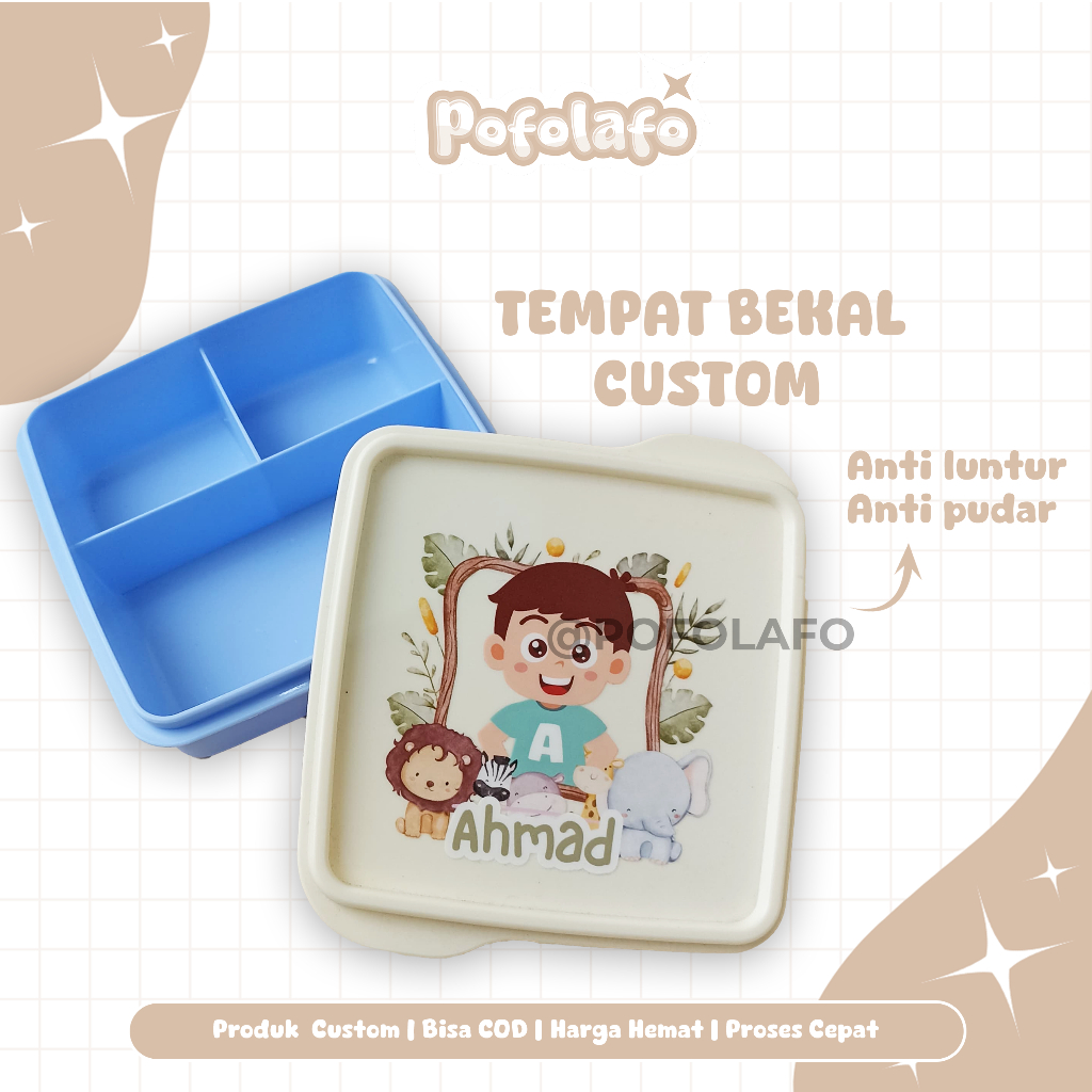 LUNCH BOX CUSTOM KOTAK BEKAL CUSTOM TEMPAT MAKAN CUSTOM KOTAK BEKAL UNIK