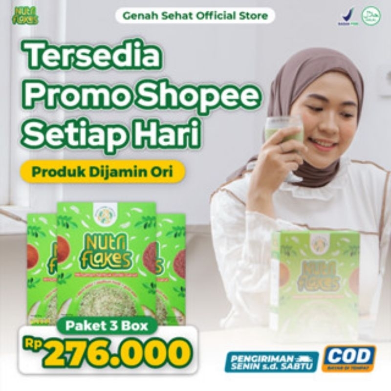 

Paket 3 box Nutriflakes Obat Lambung Terbuat Dari Sereal Umbi Garut Produk Original