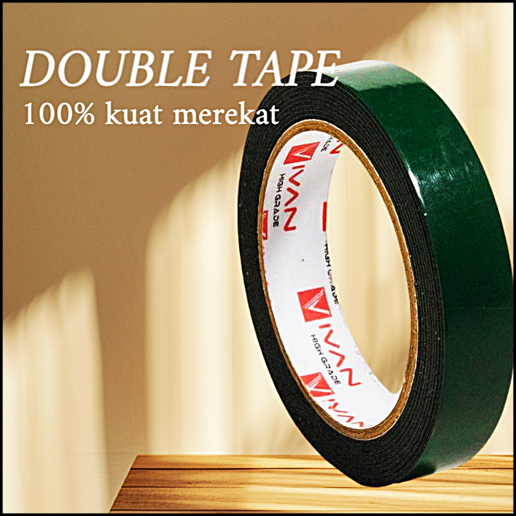 

double tape hitam