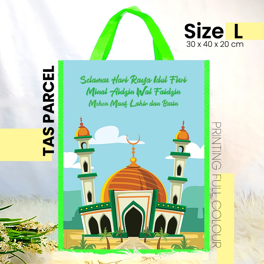 

TAS PARCEL PRINTING HIJAU MASJID UKURAN SEDANG 30x40 – GROSIR TAS LEBARAN MURAH / TAS IDUL FITRI