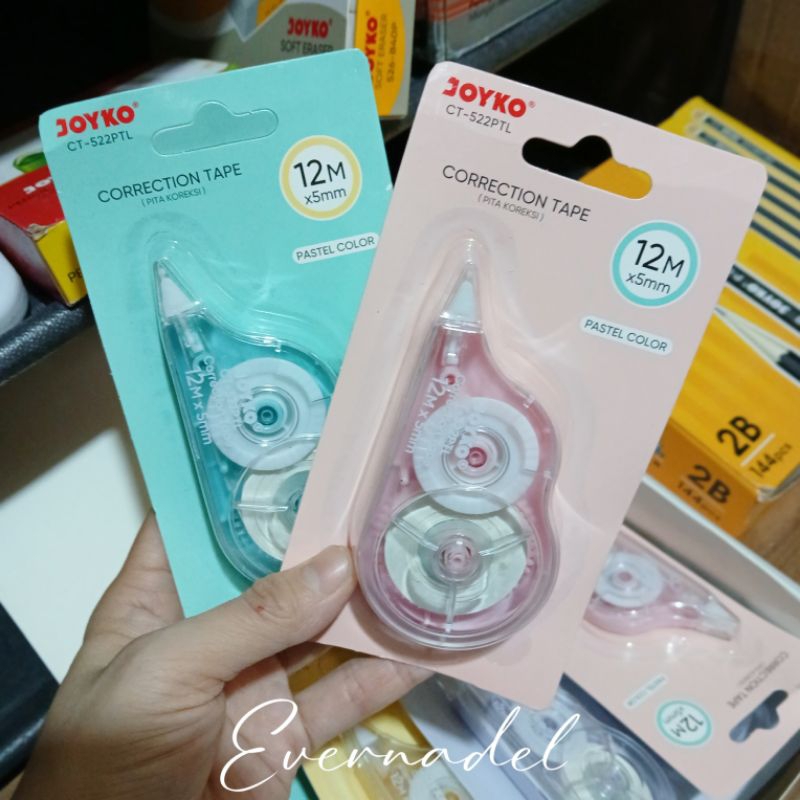 

Correction Tape Roll Joyko 12M Tipex Kering Pita Roll Penghapus Pulpen