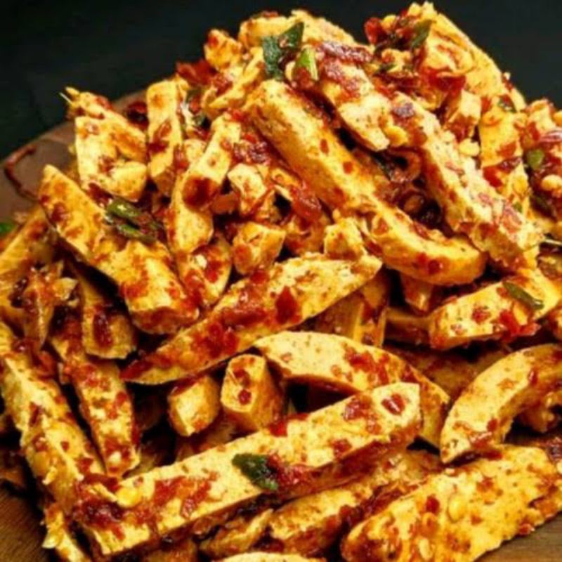 

Basreng pedas dau jeruk kemasan 1000gram/1 kg