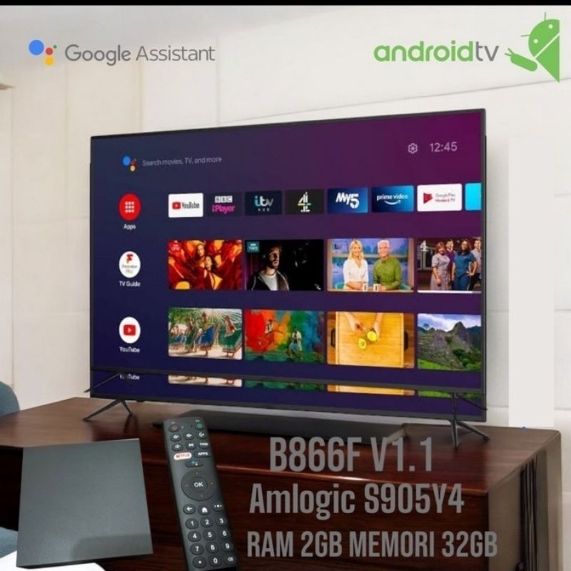 [Terbaru 2025] STB TV Box Smart TV Root Unlock (RAM 2gb, ROM 32gb & Android 11/12)