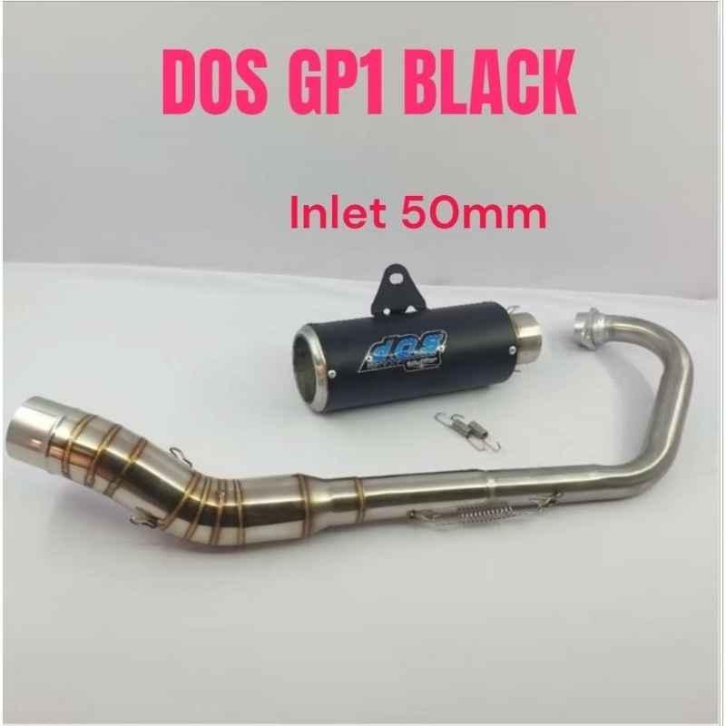 KNALPOT DOS GP1 BLACK COTING JUPITER MX KNALPOT DOS MX KING KNALPOT DOS VIXION SATRIA FU MX KING KNA