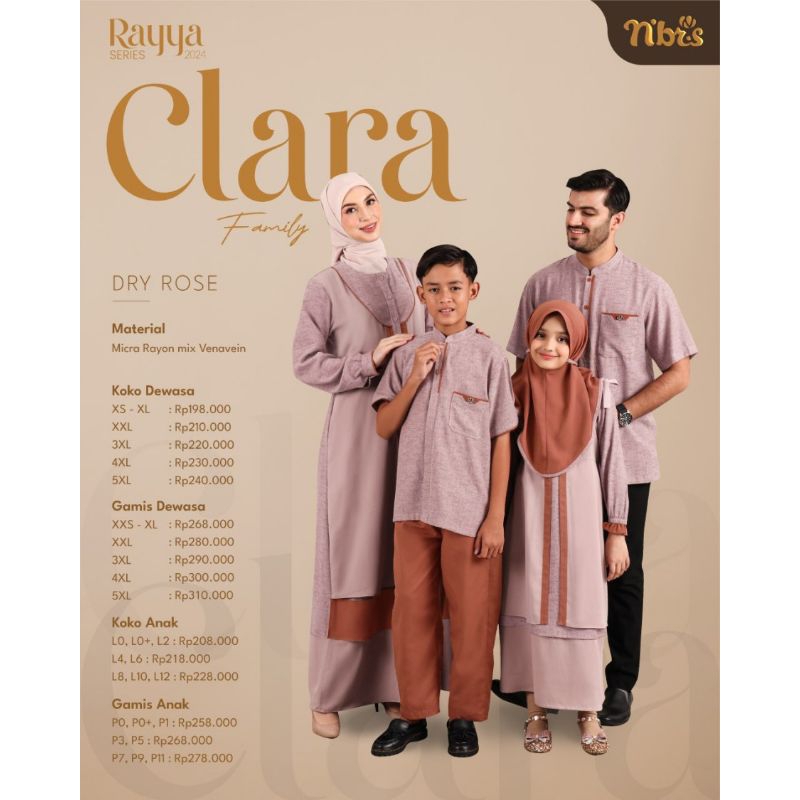 NIBRAS CLARA GAMIS ANAK