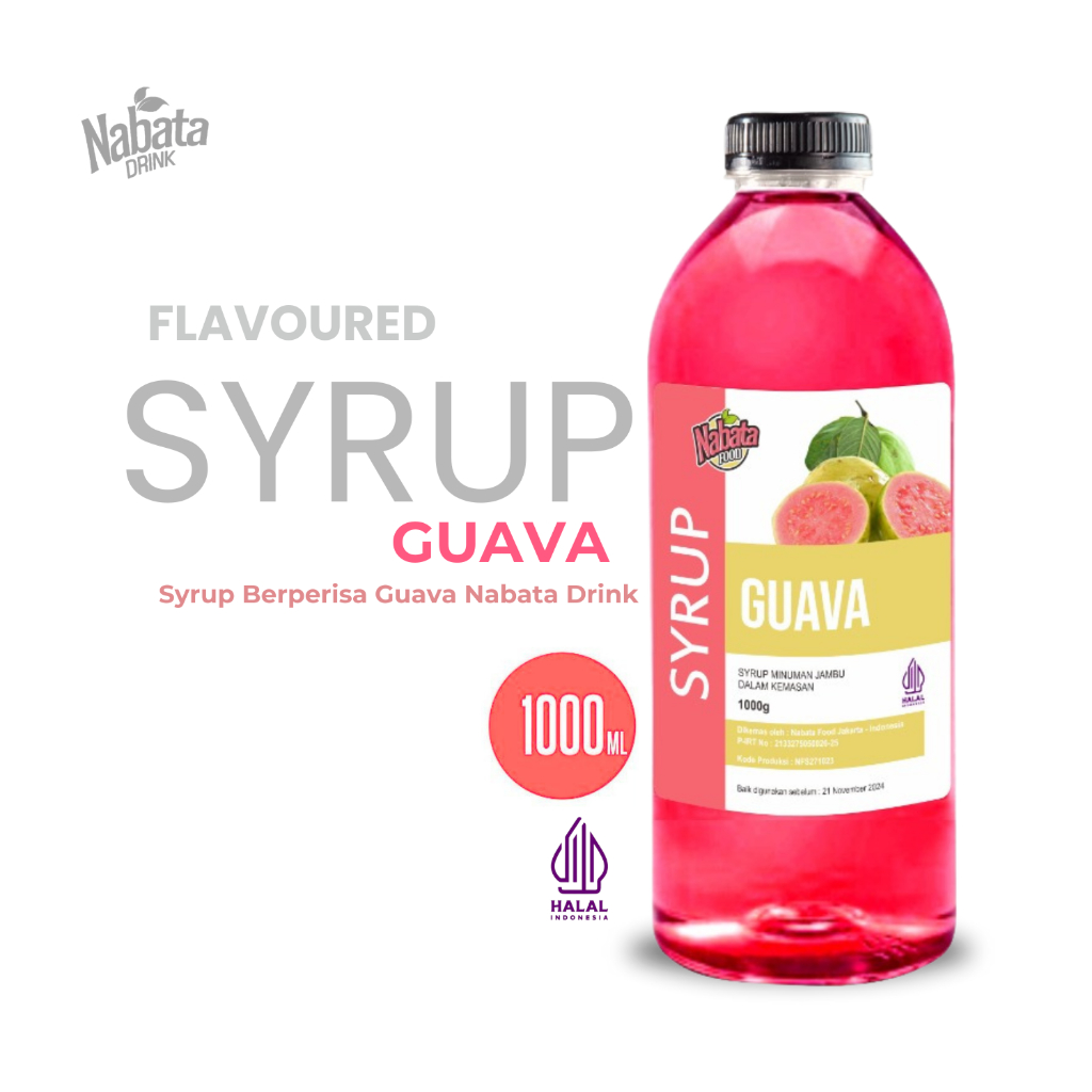 

Sirup Guava 1000Ml Nabata Drink - Syrup Jambu Cafe Restauran