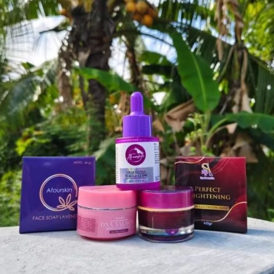 Free gift Afourskin serum diamond glow Sunscreen face soap sabun dosting s26a