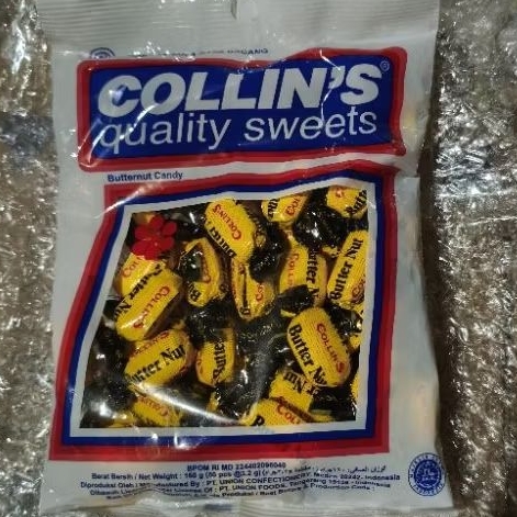 

Permen rasa kacang Collin's Quality Sweets /bon bon / kembang gula