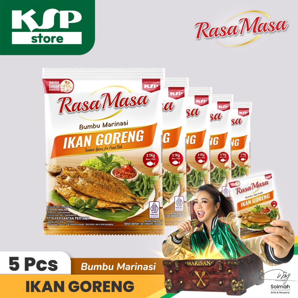 

Bumbu RasaMasa Marinasi Ikan Goreng - 5 pcs